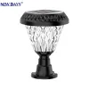 NEWDAYS brand's new cross-border integrated solar LED column head lamp, outdoor waterproof wall lamp, garden lamp, high-brightness light-controlled sensor landscape lamp, solar lamp and street lamp Item Picture